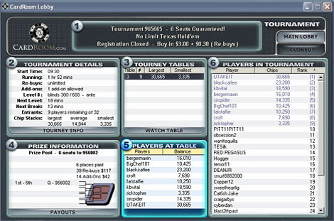 Tournament Lobby Screenshot